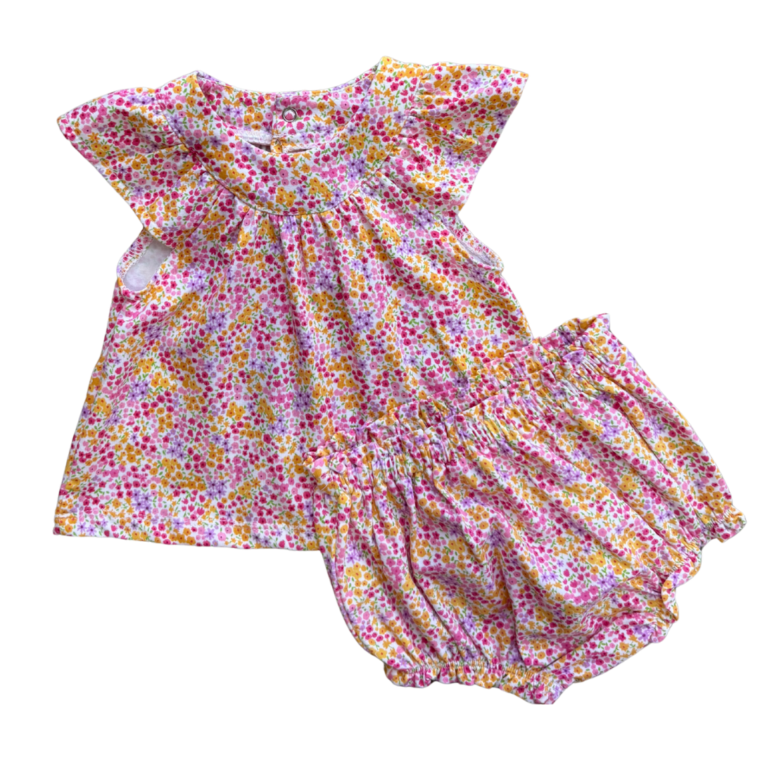 Sunshine Floral Bloomer Set