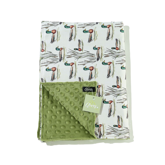 Swimming Mallard Blanket