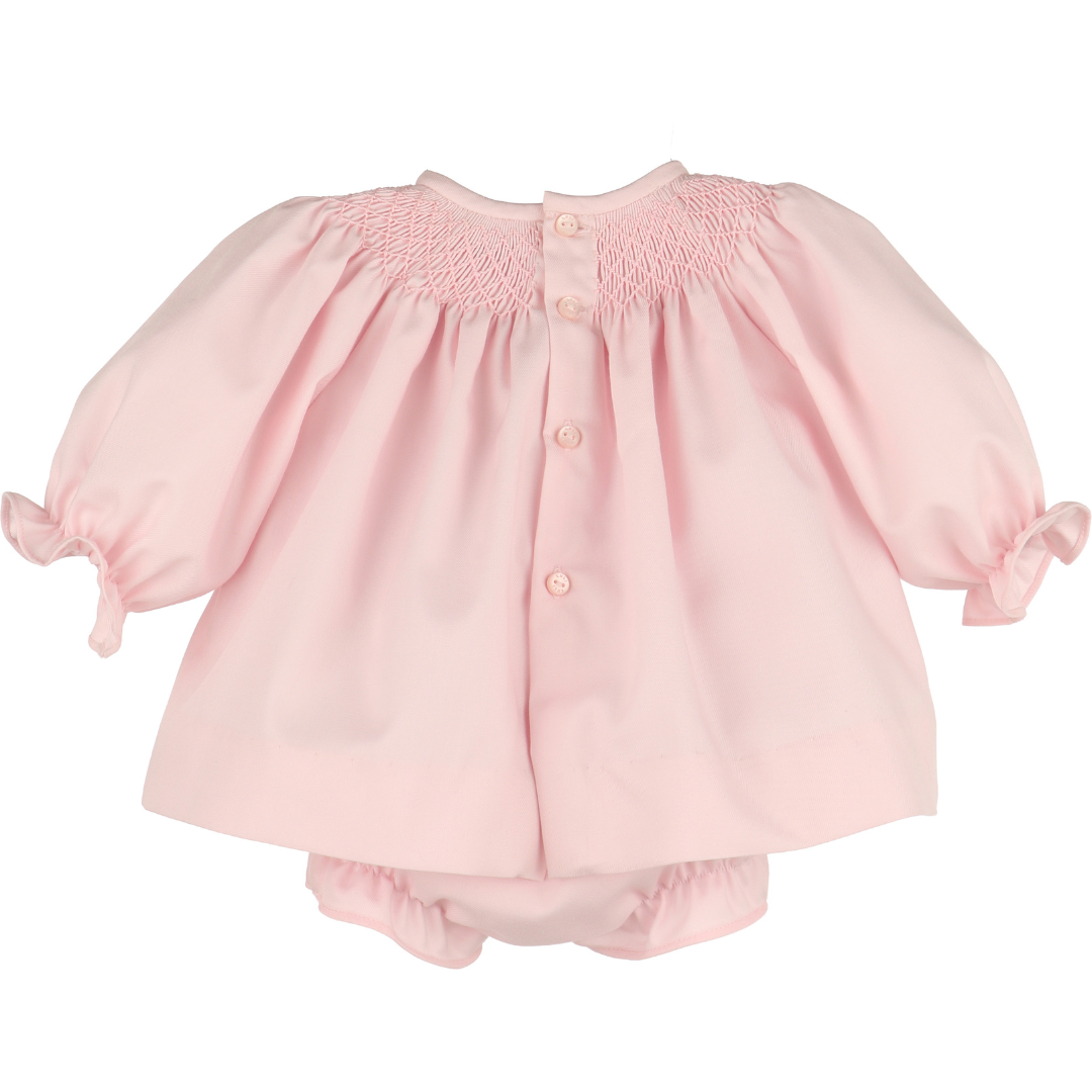 Welcome Home Waves Smock Set-Pink