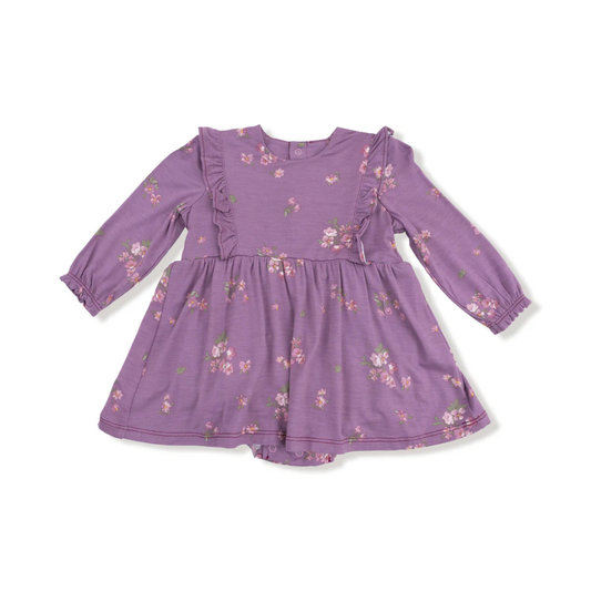 Woodsorrel L/S Ruffle Bubble w/ Skirt