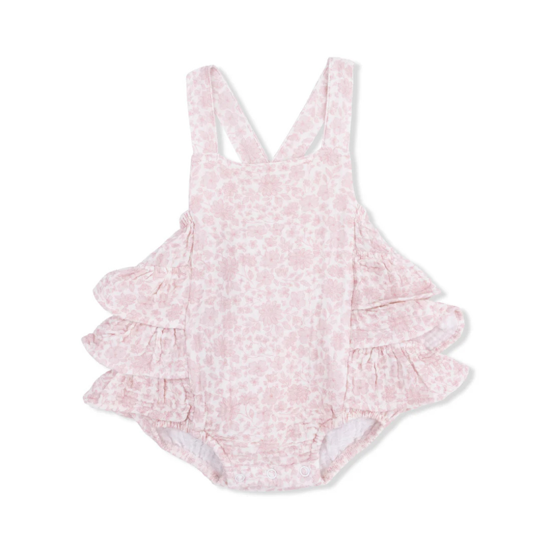 Harper Floral Ruffle Sunsuit