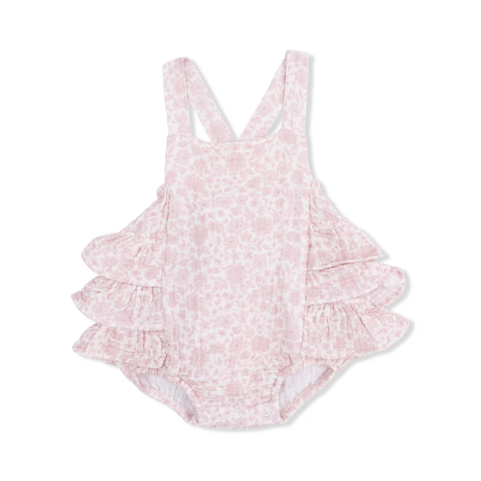 Harper Floral Ruffle Sunsuit