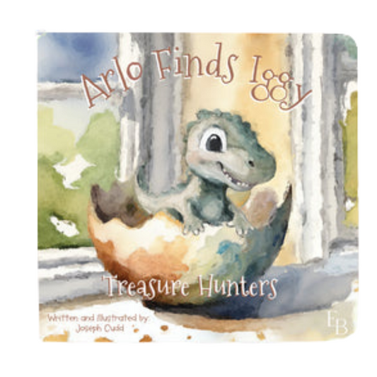 Arlo Finds Iggy Dinosaur Board Book