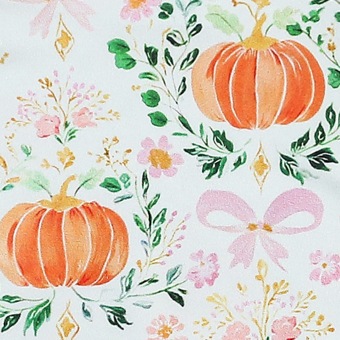 Pumpkin Patch Ruffled Romper
