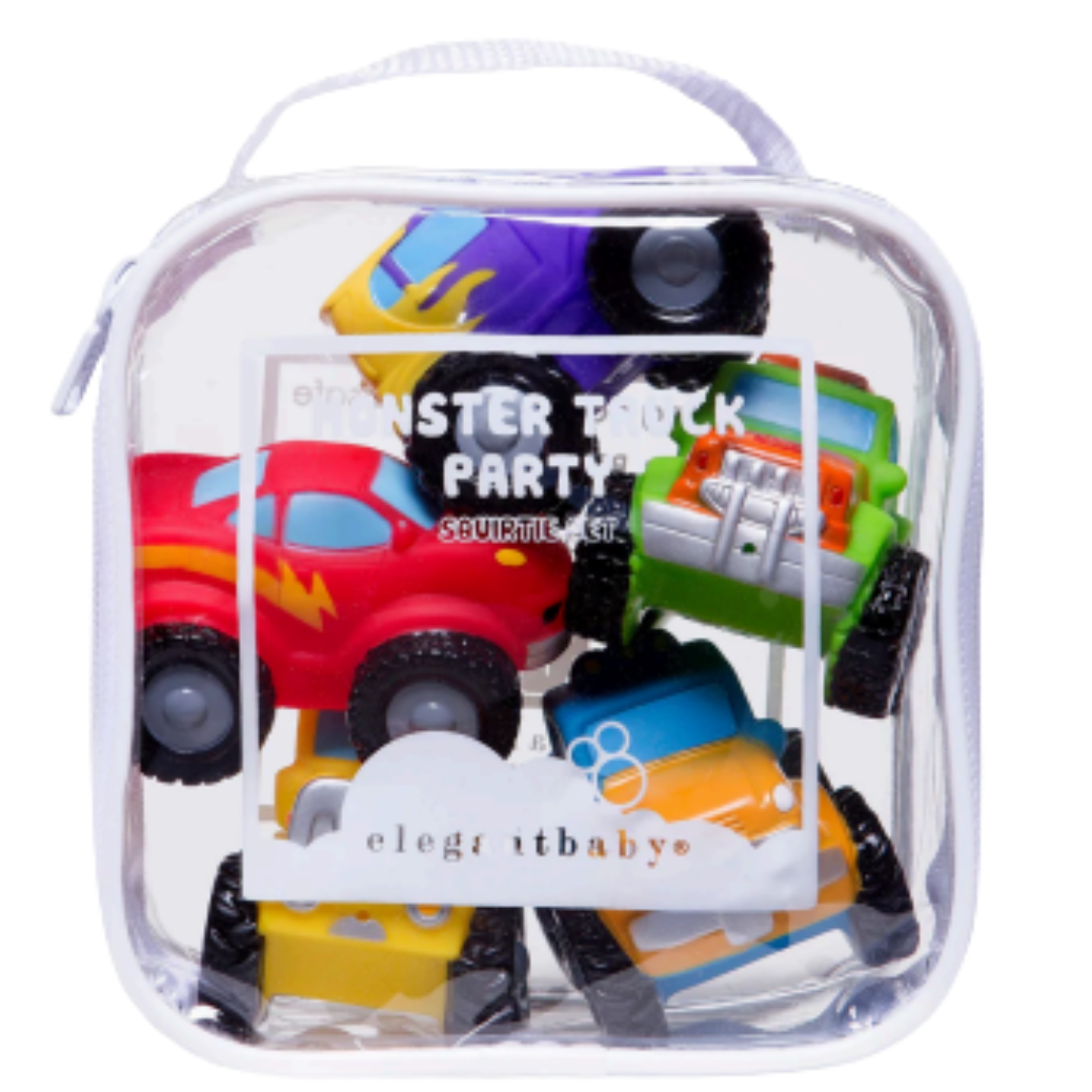 Monster Truck Party Squirtie Bath Toys