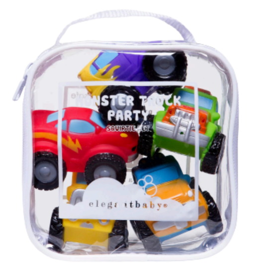 Monster Truck Party Squirtie Bath Toys