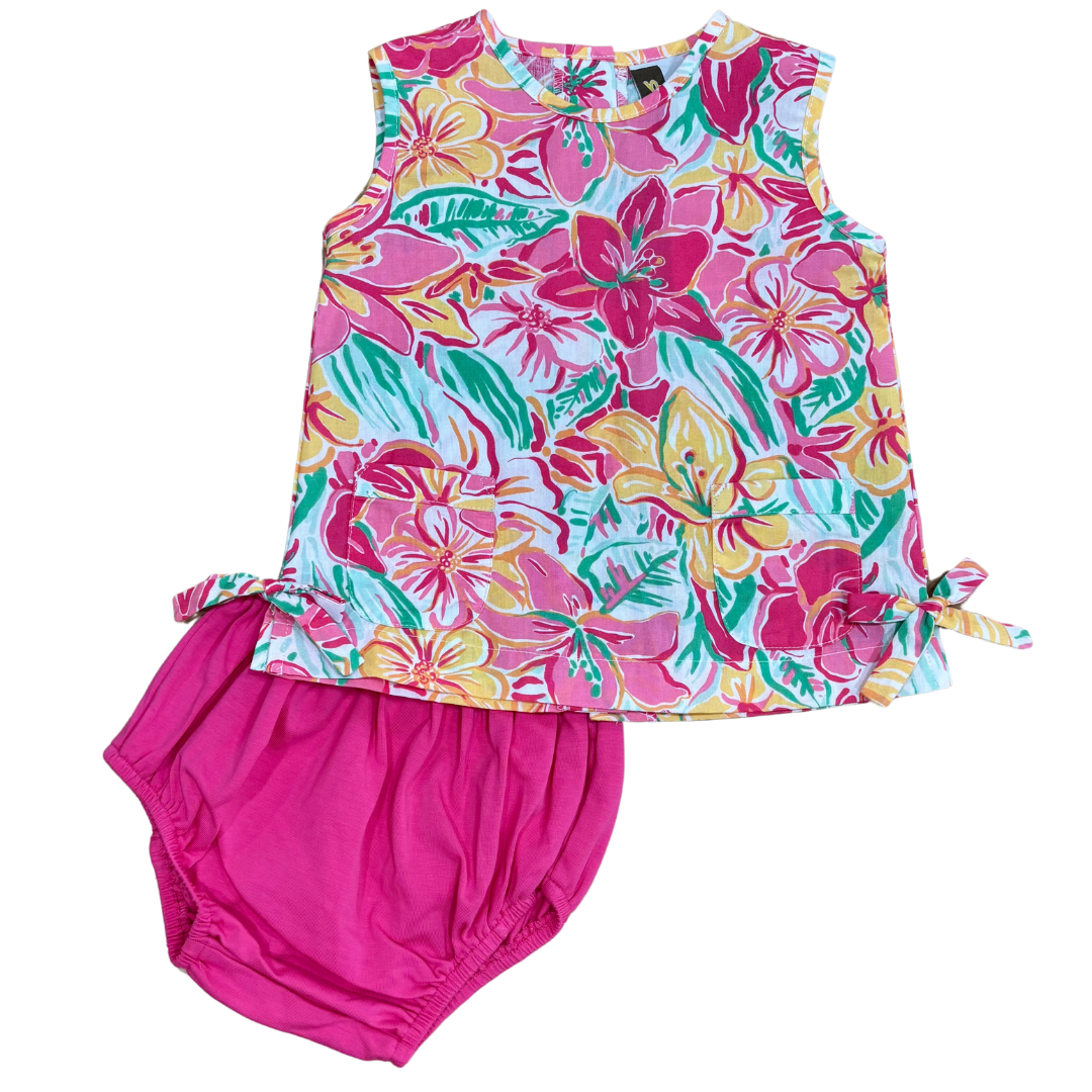 Pink Lily Bloomer Set