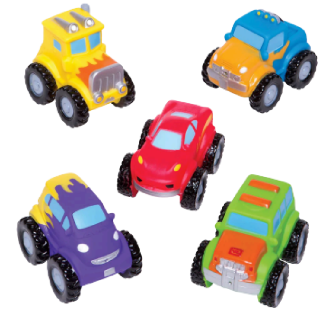 Monster Truck Party Squirtie Bath Toys