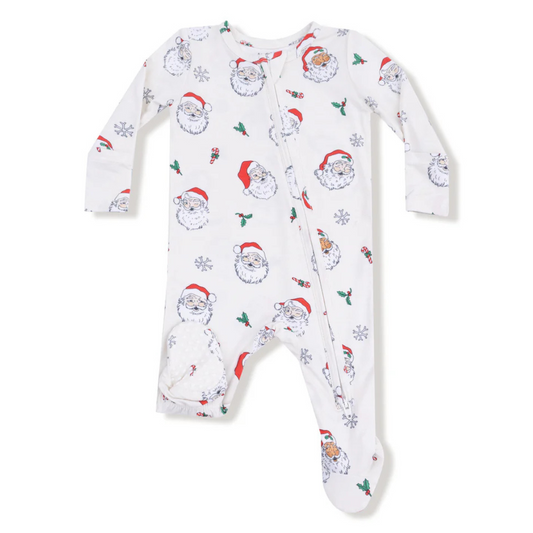 Vintage Santa Footie