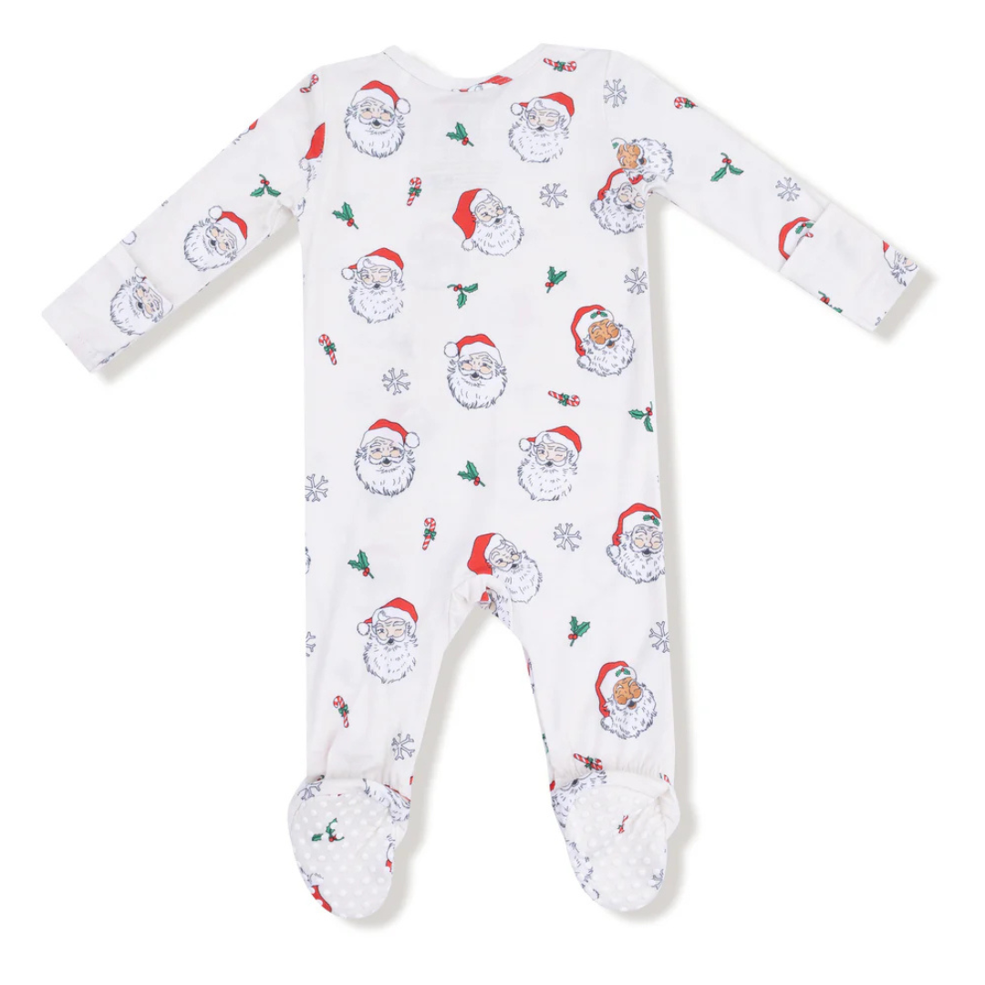 Vintage Santa Footie