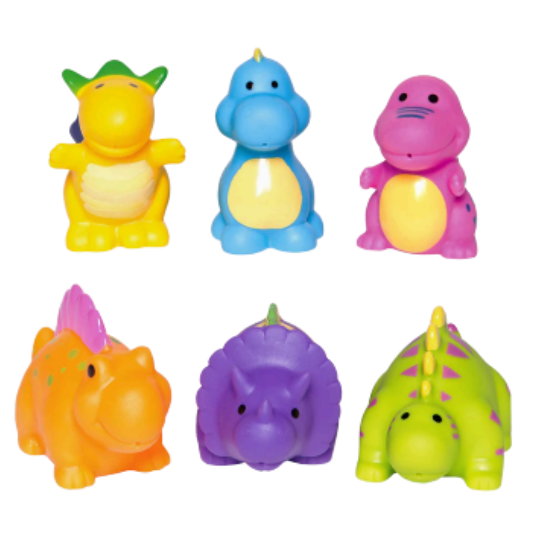 Dinosaur Party Squirtie Bath Toys