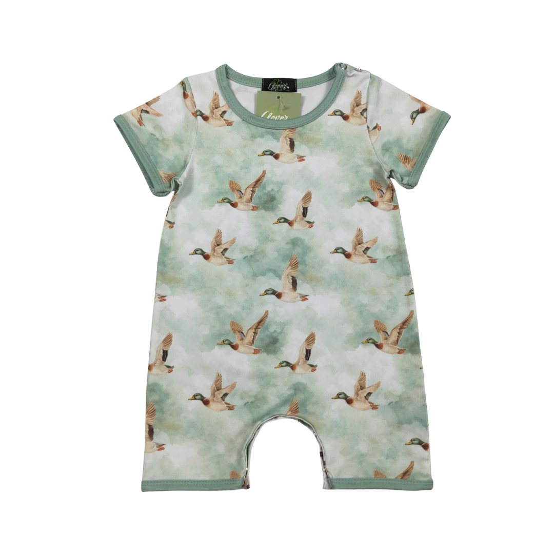 Cloudy Duck Boy Romper