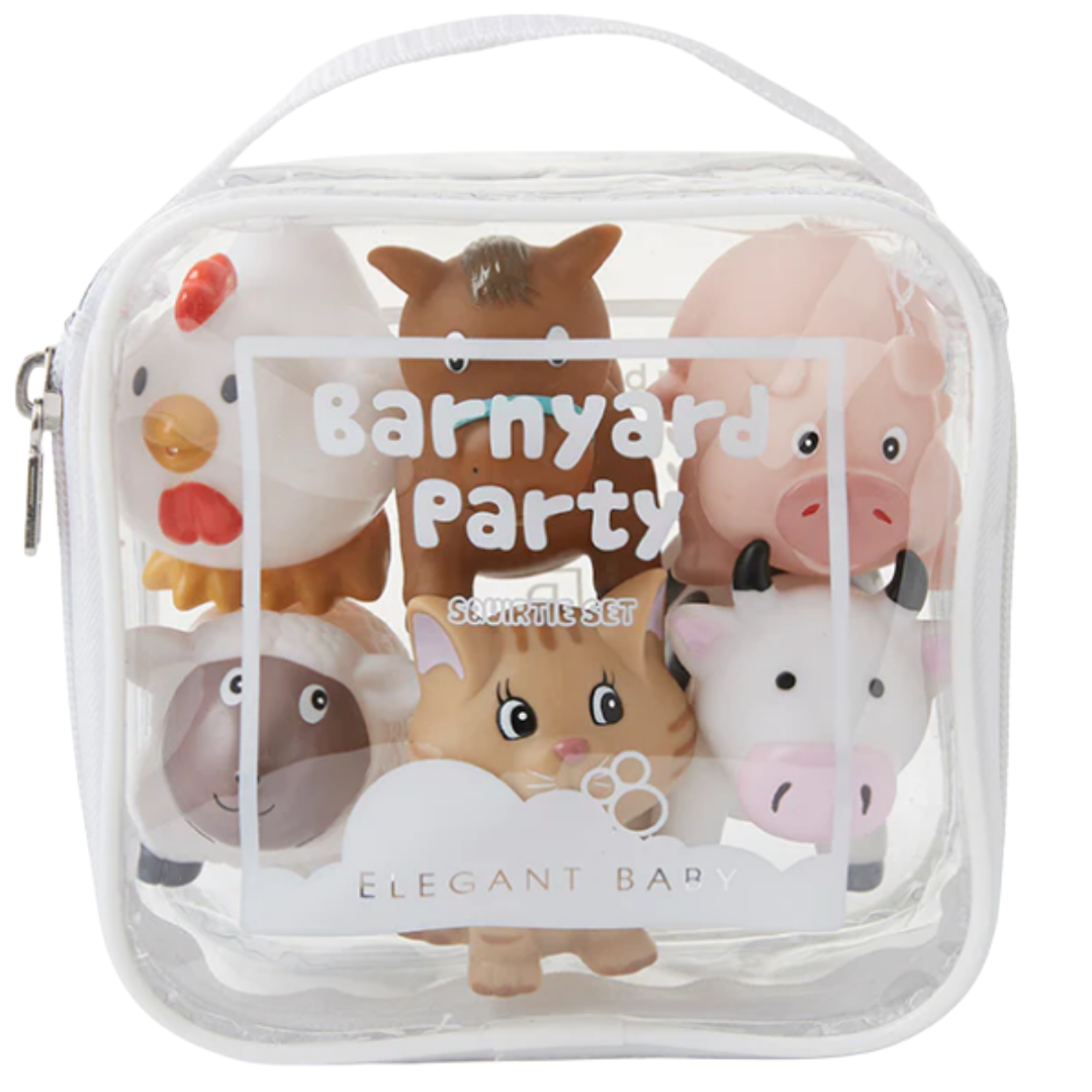 Barnyard Party Squirtie Bath Toys