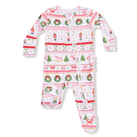 Sugar Plum Fairy Ruffle Footie