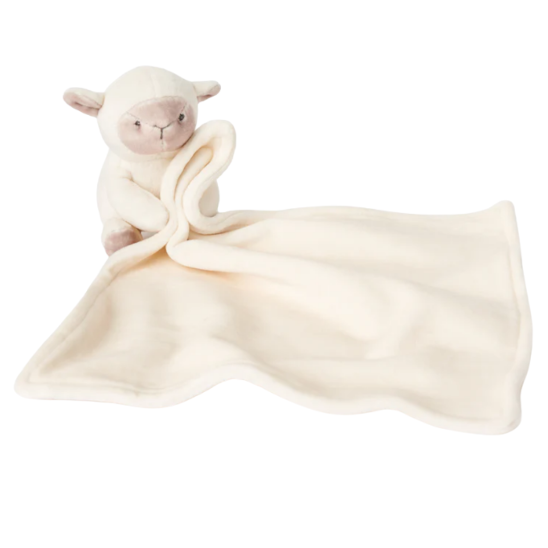 Cream Lovie Lamb Blankie
