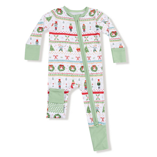 Nutcracker Fair Isle Convertible Romper