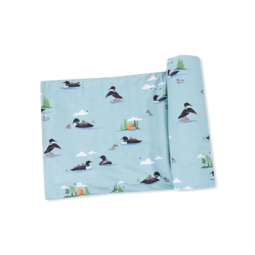 Loons Swaddle Blanket