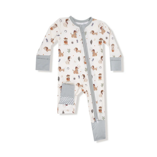 Cowboy Dogs Convertible Romper