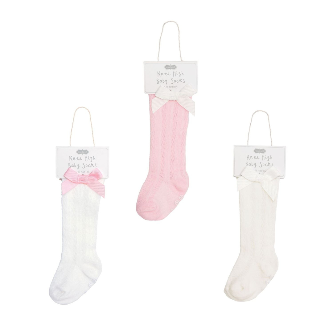 Knee High Socks with Bows