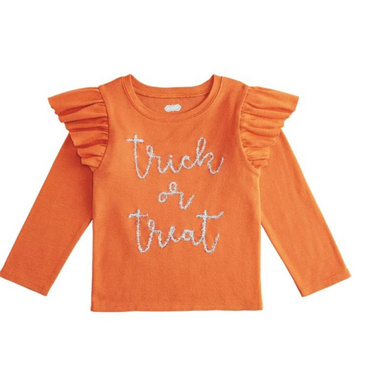Orange Halloween Tinsel Tee