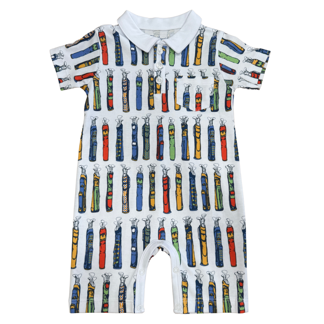 Fore the Fun Collared Romper