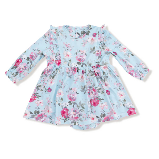 Charlotte Floral L/S Bodysuit Dress