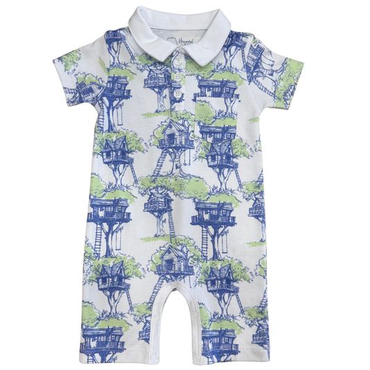 Canopy Club Collared Romper