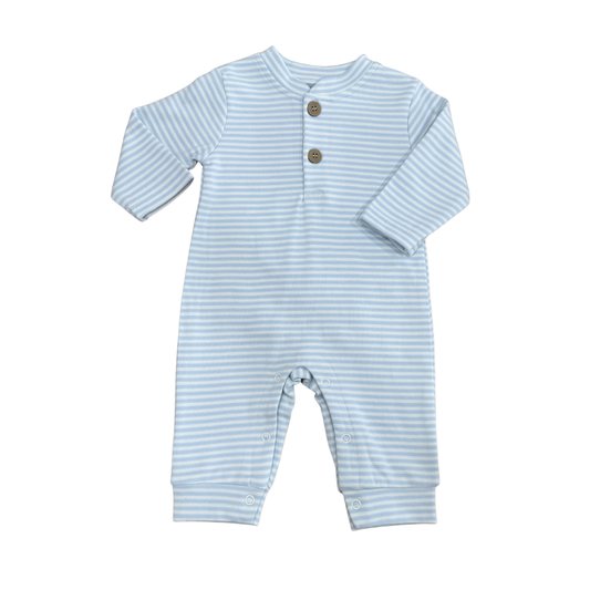 Light Blue Long Sleeve Romper
