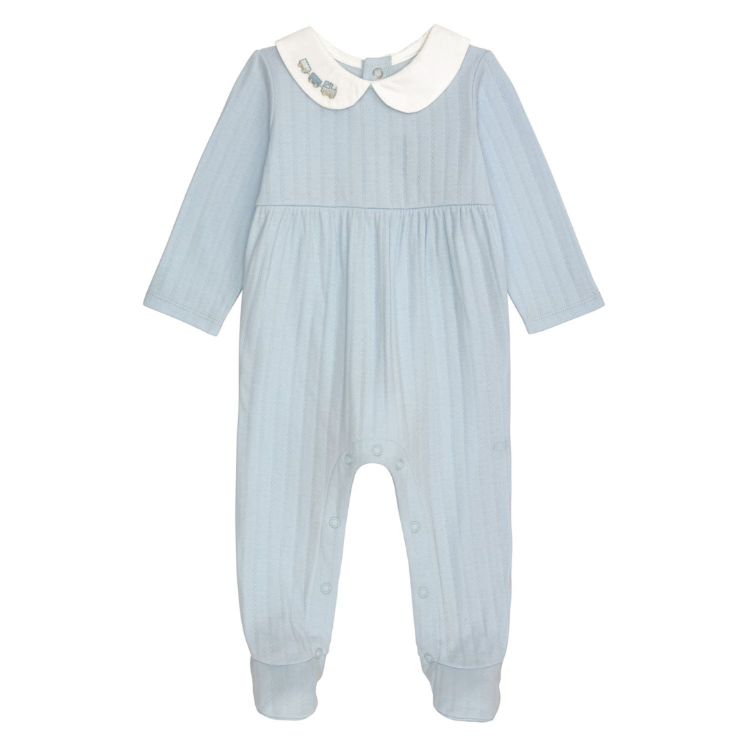Blue Layette Train Sleeper