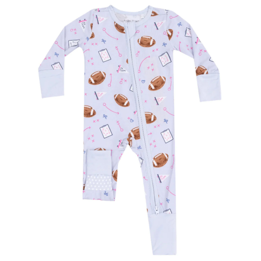 Lavender Touchdown Time Convertible Romper