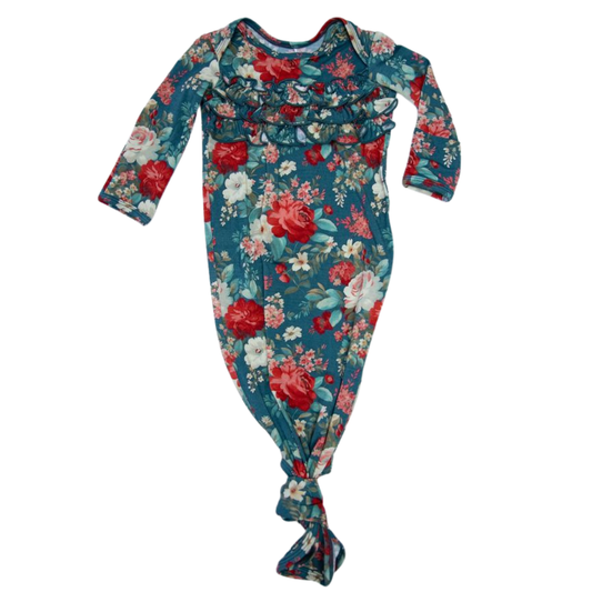 Scarlett Petal Ruffle Knotted Gown