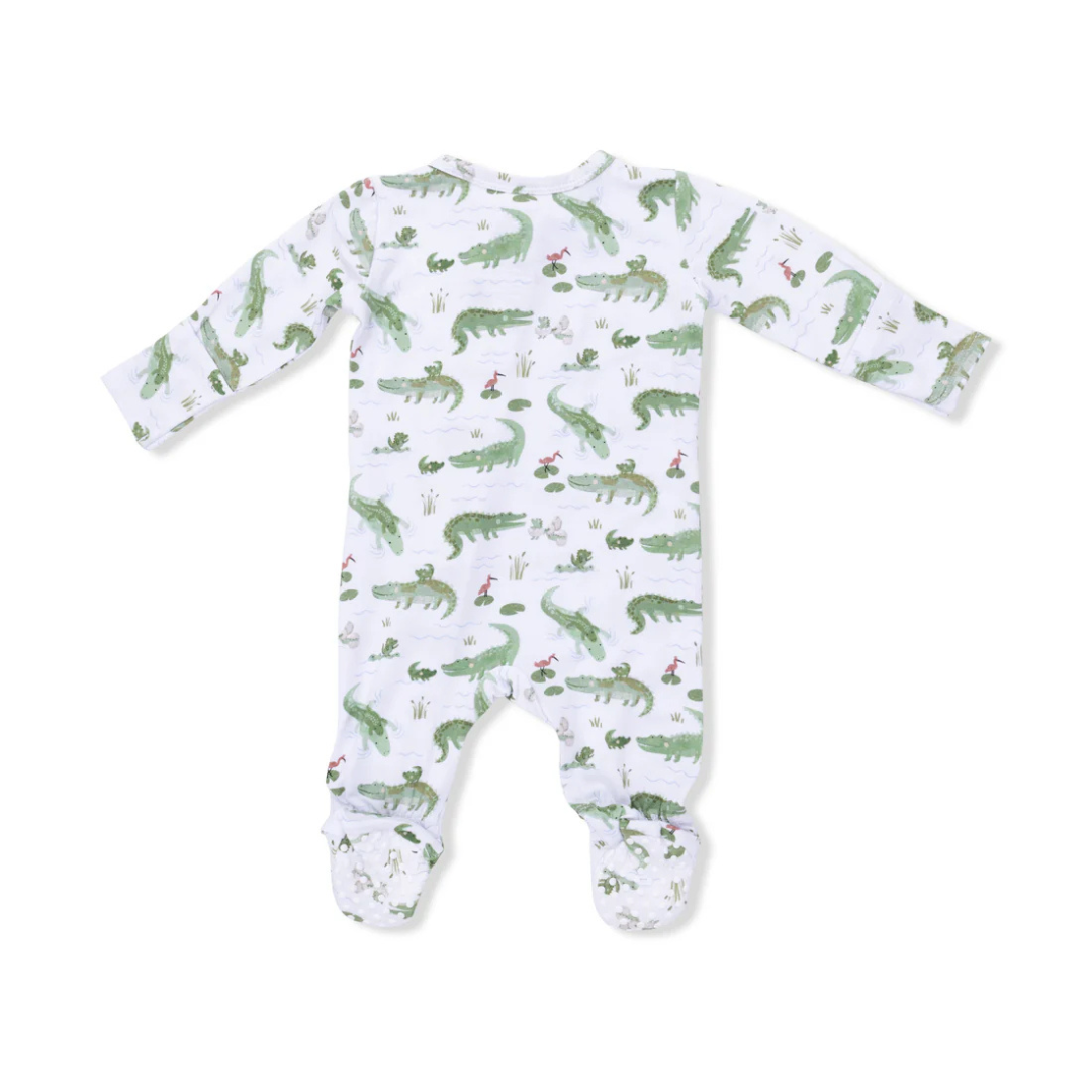 Crayon Alligators Footie