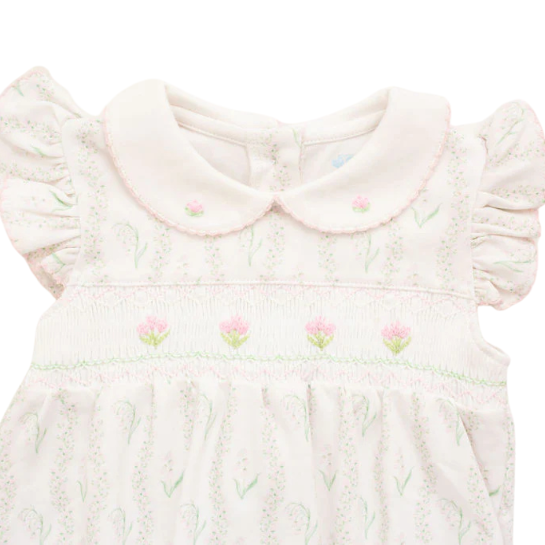 Sweet Pea Flutter Sleeve Bubble