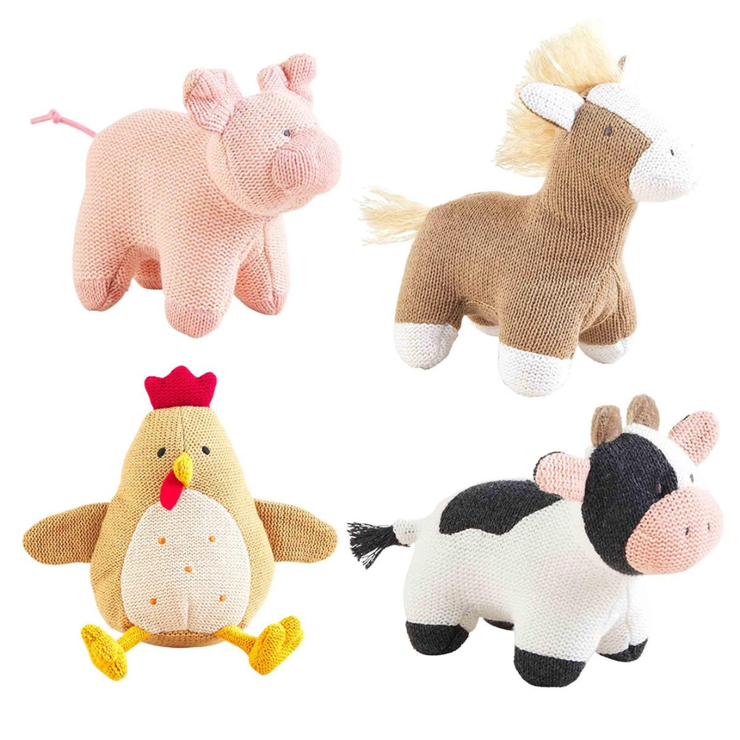 Farm Animal Rattles