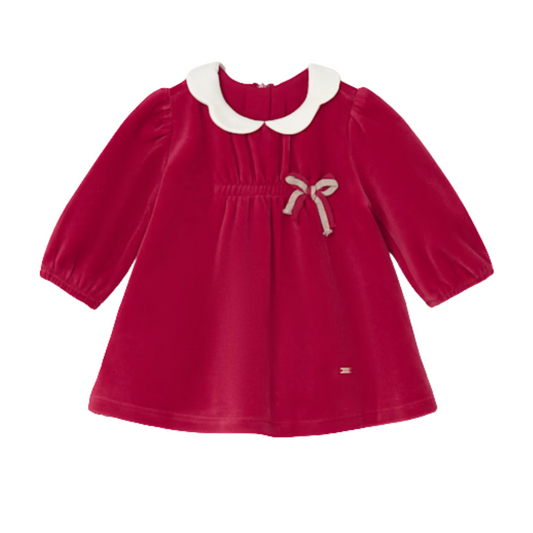 Cherry Velour Dress