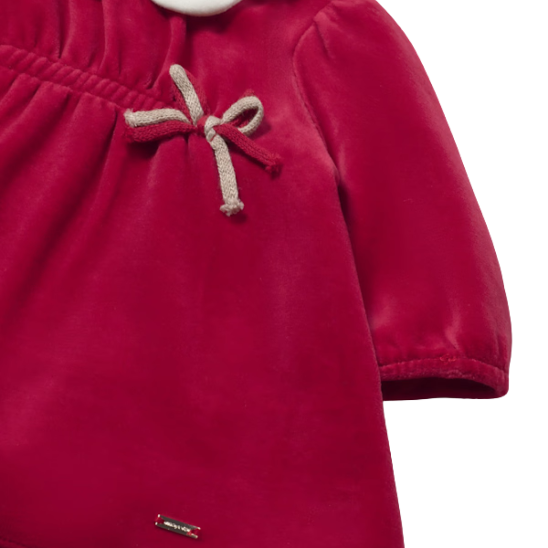 Cherry Velour Dress