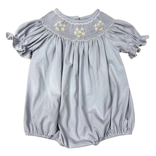Flower Bouquet Smocked Bubble