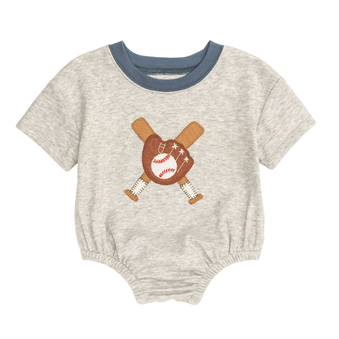 Grey Baseball Tshirt Bubble