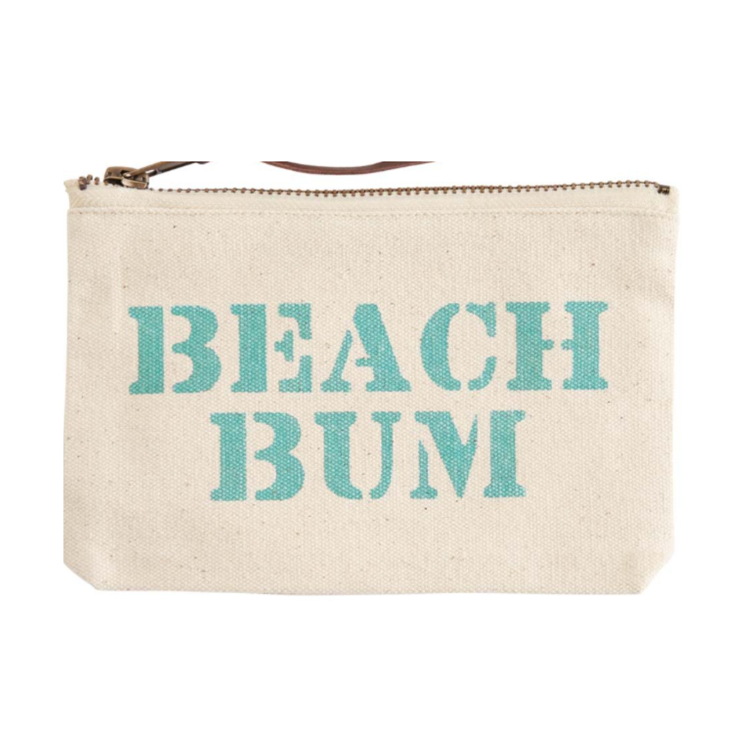 Beach Bum Canvas Pouch