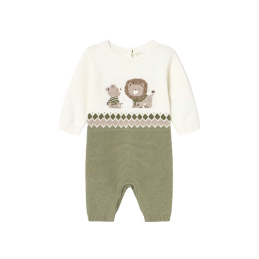 Wild Snuggles Knit Romper