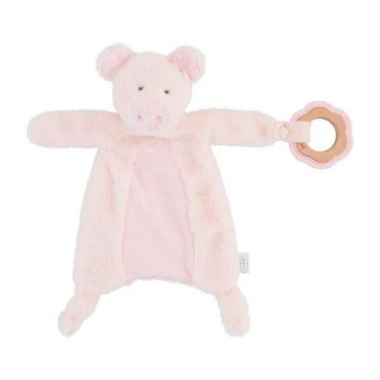 Pig Farmhouse Teether Woobie