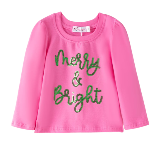 Merry & Bright Sequin Shirt