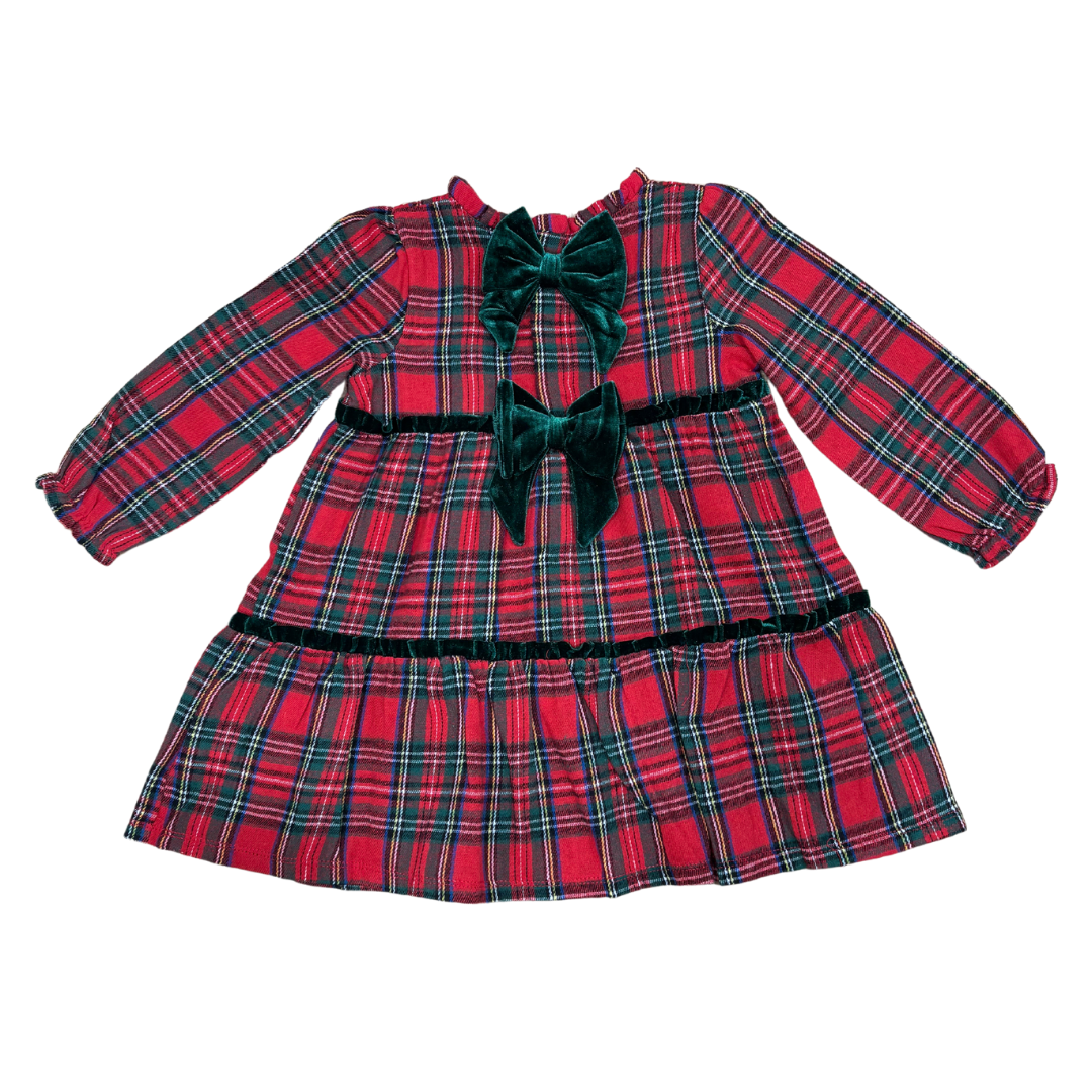 Tartan Tiered Dress