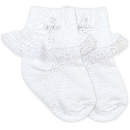 Christening Lace Sock