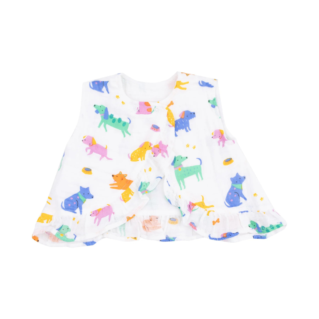 Good Dog Club Ruffle Back Top & Bloomer