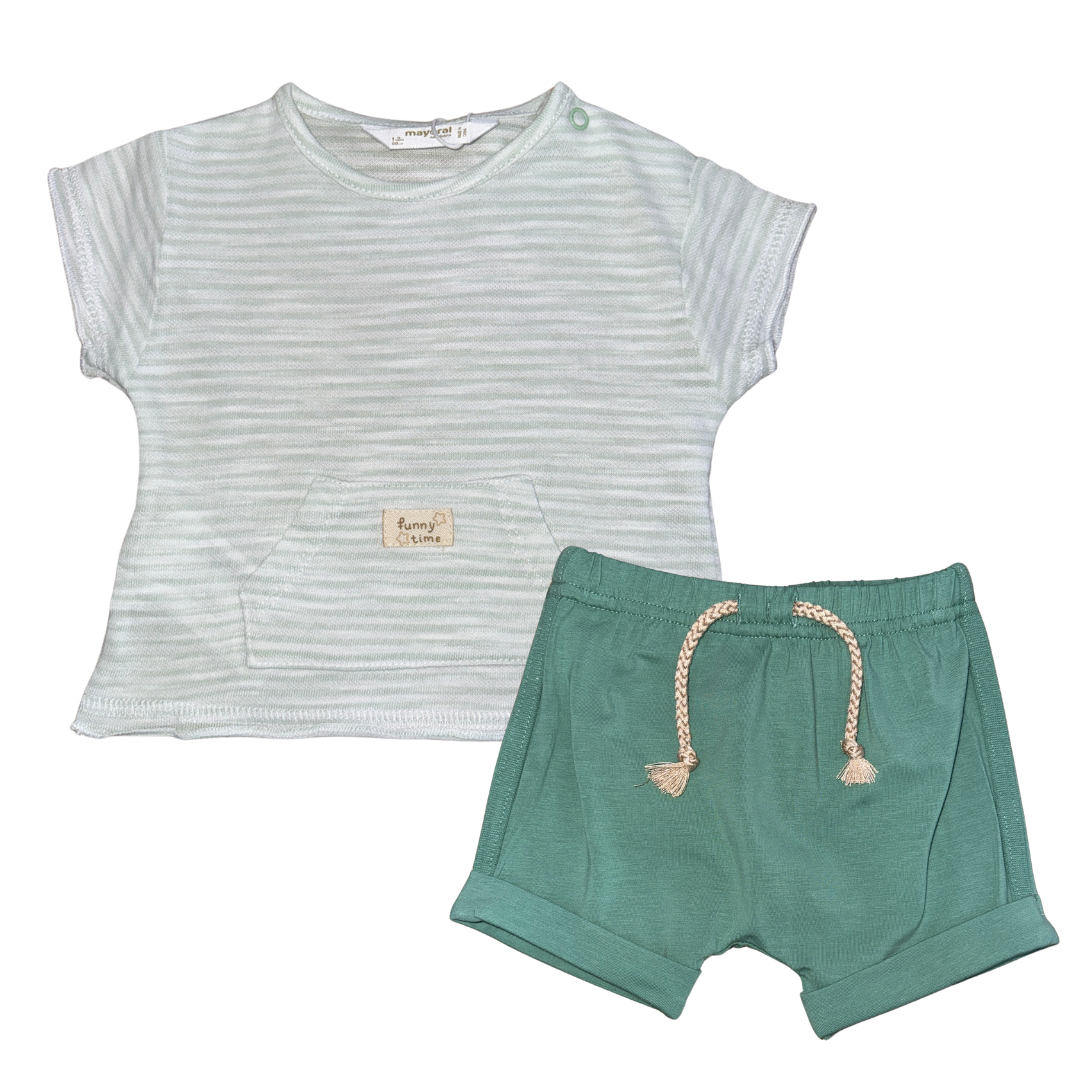 Simply Green Striped Set
