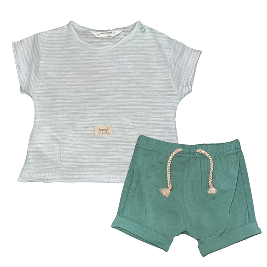 Simply Green Striped Set