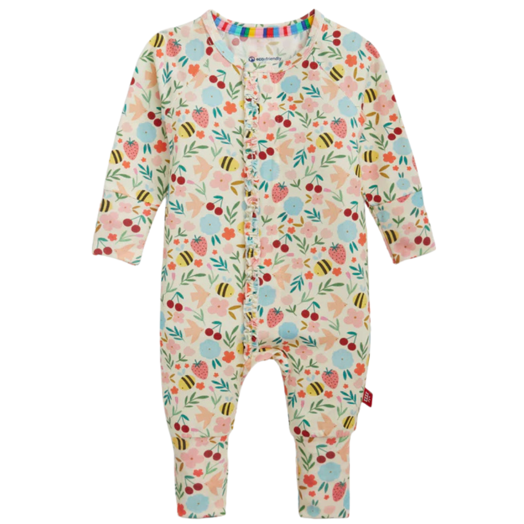 Honey Blossom Ruffle Coverall