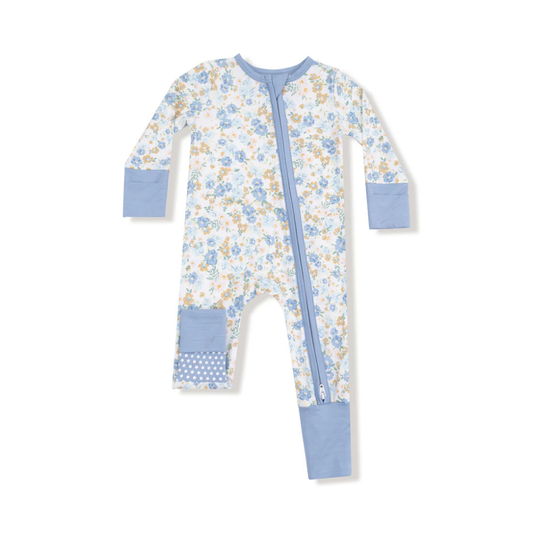 Sweet Rose Calico Convertible Romper