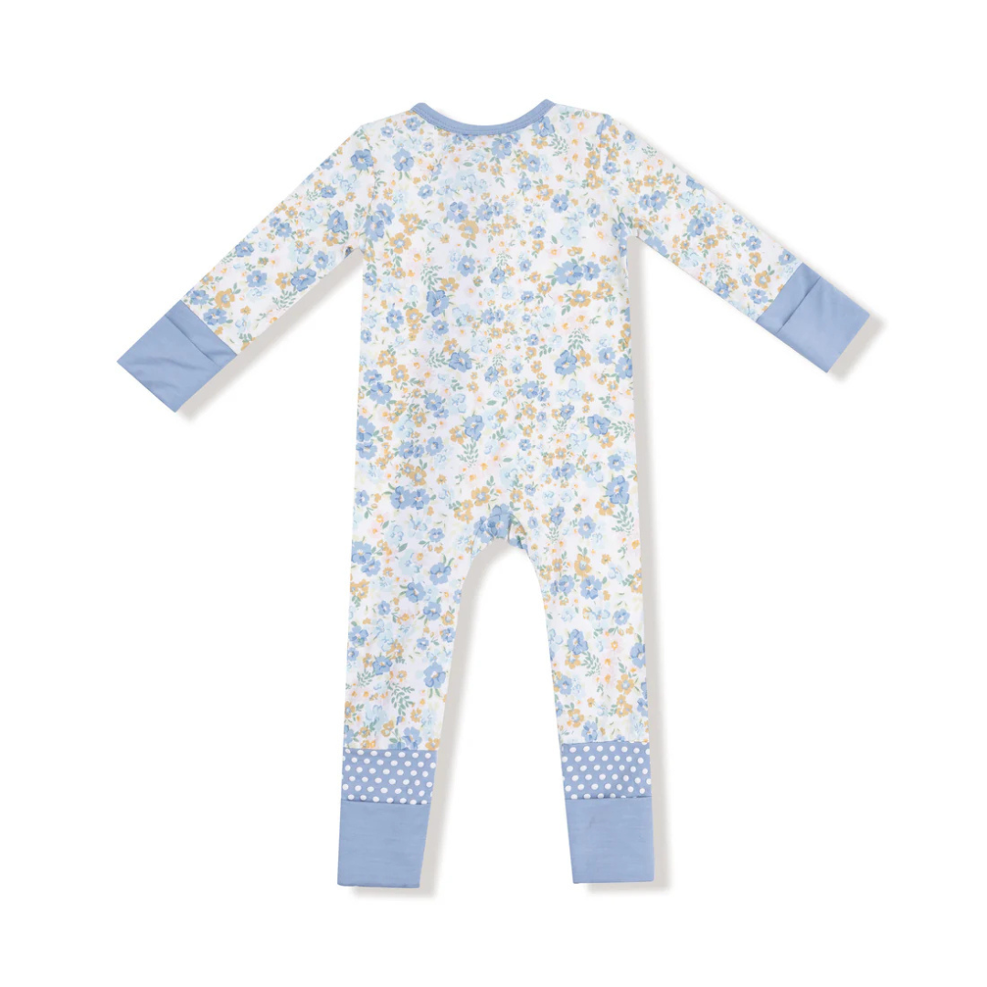 Sweet Rose Calico Convertible Romper